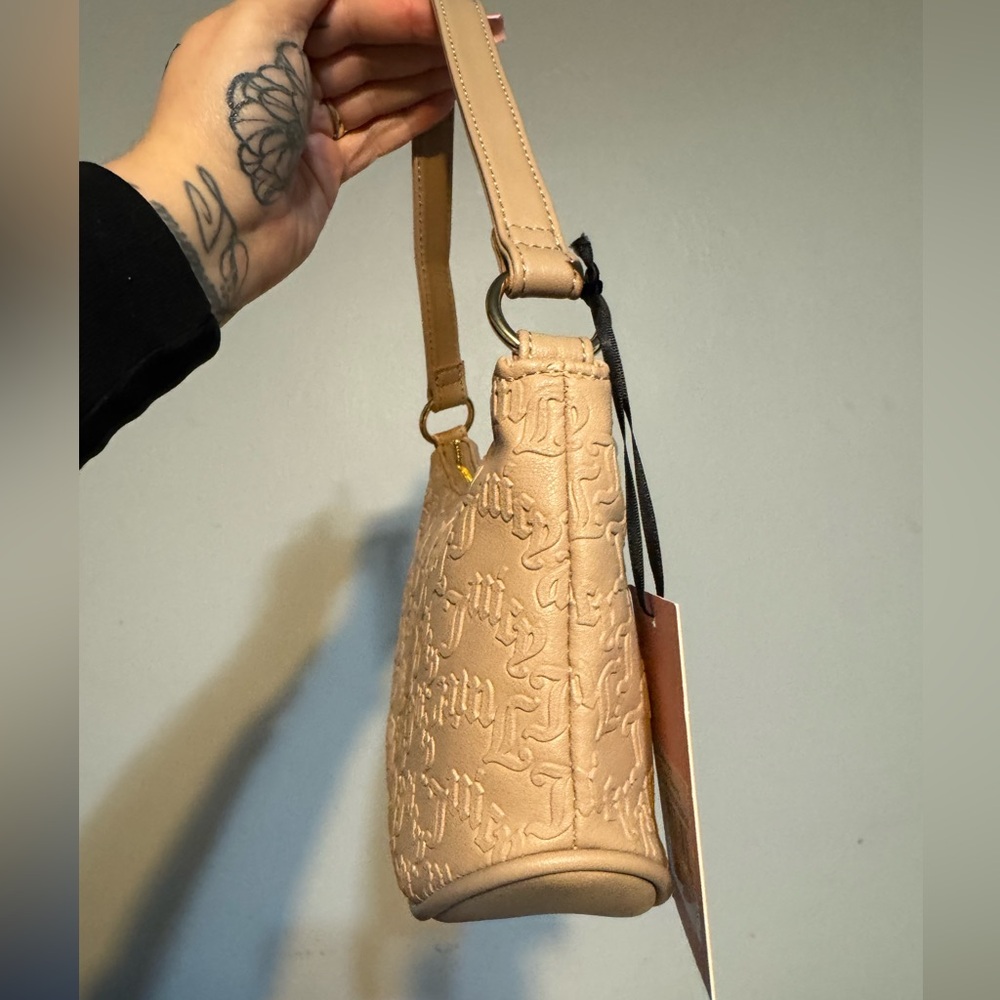 Juicy Couture Tan Shoulder Bag cafe NWT brown rare - Picture 4 of 11